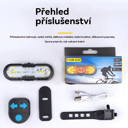 😀✨Nová multifunkčná bezdrôtová klaksónka s diaľkovým ovládaním smerových svetiel