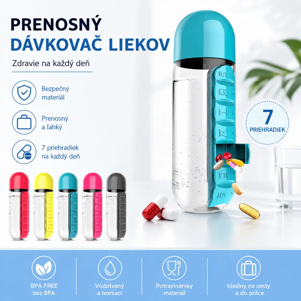 🎖️✨Prenosná outdoorová lekárnička a pohár v jednom