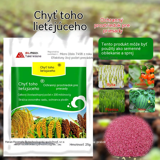 【250g】10 tašiek- Prášok na ochranu sadeníc rastlín na odpudzovanie vtákov a zvierat, ktoré by mohli poškodiť plodiny.