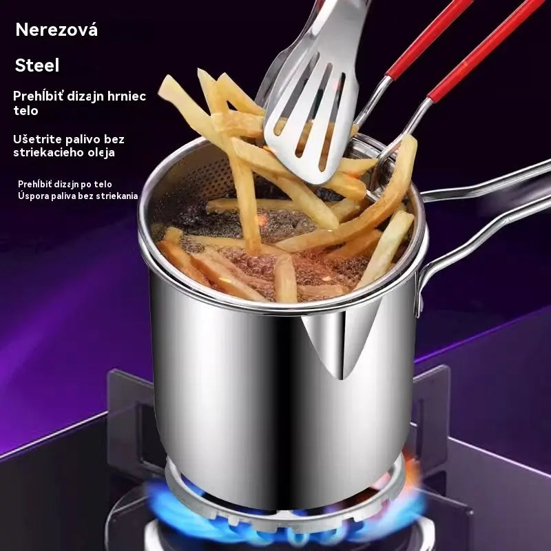 🍢🍖🍗Nerezový gril na panvicu-Môže sa vyprážať
