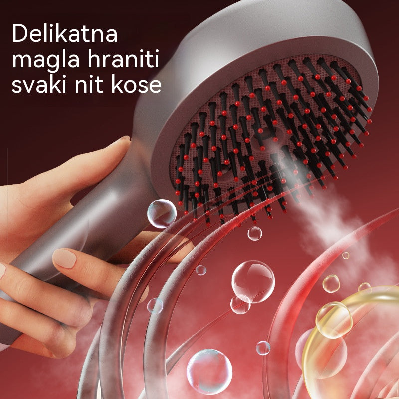 💆‍♀️Češalj za masažu s raspršivačem opušta vlasište, češalj za masažu za stiliziranje i njegu kose za kućnu upotrebu s vibracijskom masažom