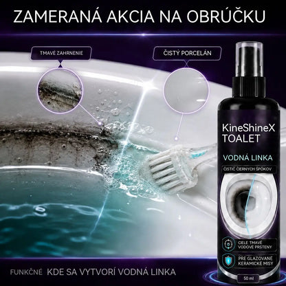✨【Kúp 1, získaj 1 zadarmo】🚽Čistiaci prostriedok na toalety odstraňuje čierne škvrny a vodný kameň z línie hladiny vody, ako aj odolné nečistoty.