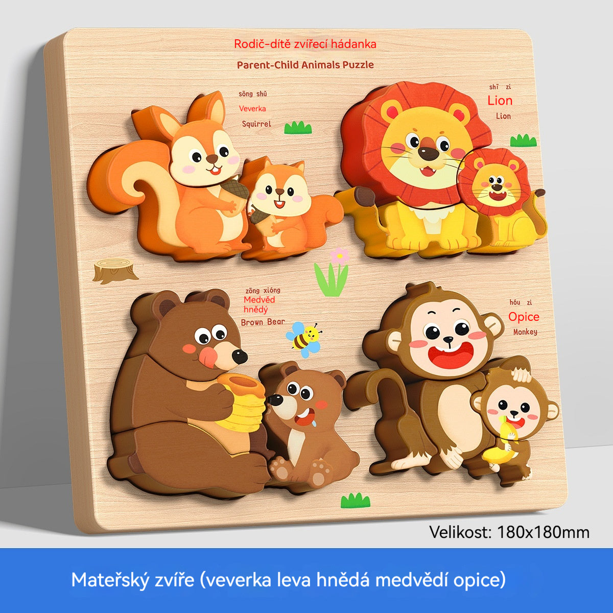 👧🏻🧩【-60% ZĽAVA】 Montessori 3D puzzle pre 1–6 roky
