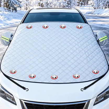 🚗❄Magnetická krycia plachta na čelné sklo auta – zosilnená hliníková fólia proti námraze
