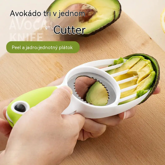 【Kúp 1, získaj 1 zadarmo】🥑Nôž na avokádo 3 v 1 na odstraňovanie kôstok a krájanie kúskov