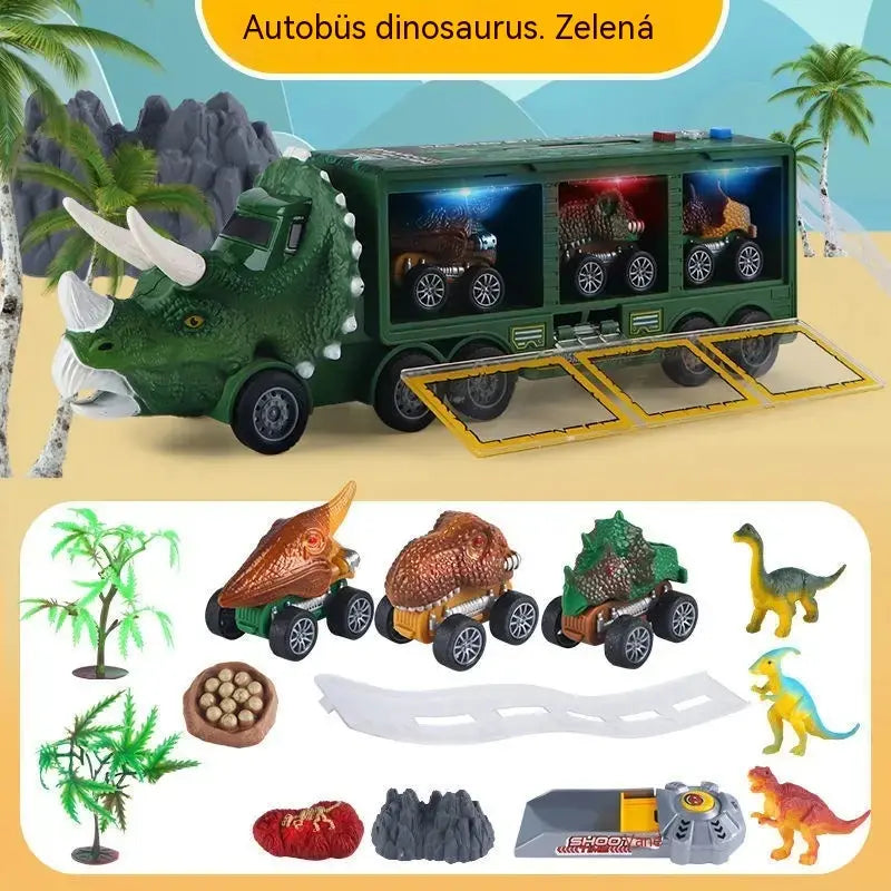 🦖🚛 Dinosaurie nákladné auto, ktoré preváža, vypúšťa a zabáva! 🎵✨