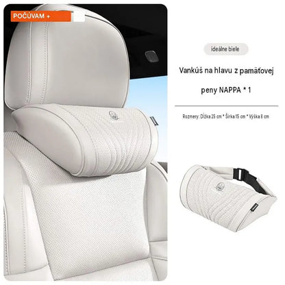 🚗💤Znížte únavu počas jazdy! Univerzálny vankúš na krk z pamäťovej peny do auta – ergonomická opierka hlavy na dlhé cesty autom.