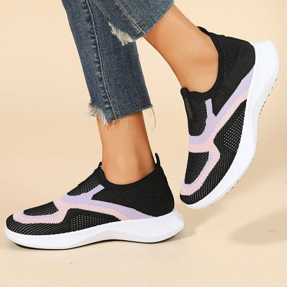 👟 Vkročte do sveta ľahkého pohodlia – Dámske priedušné nazúvacie tenisky s polstrovanou podrážkou 💨