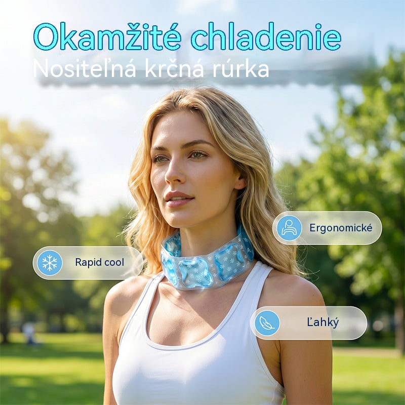 Chladivý golier na krk na leto