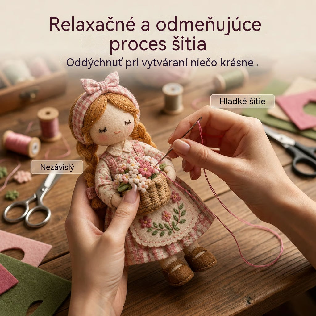 🎁Posledný deň: Využite zľavu 49 %! 🧵 Miniatúrna patchworková sada zo série Miniature World.