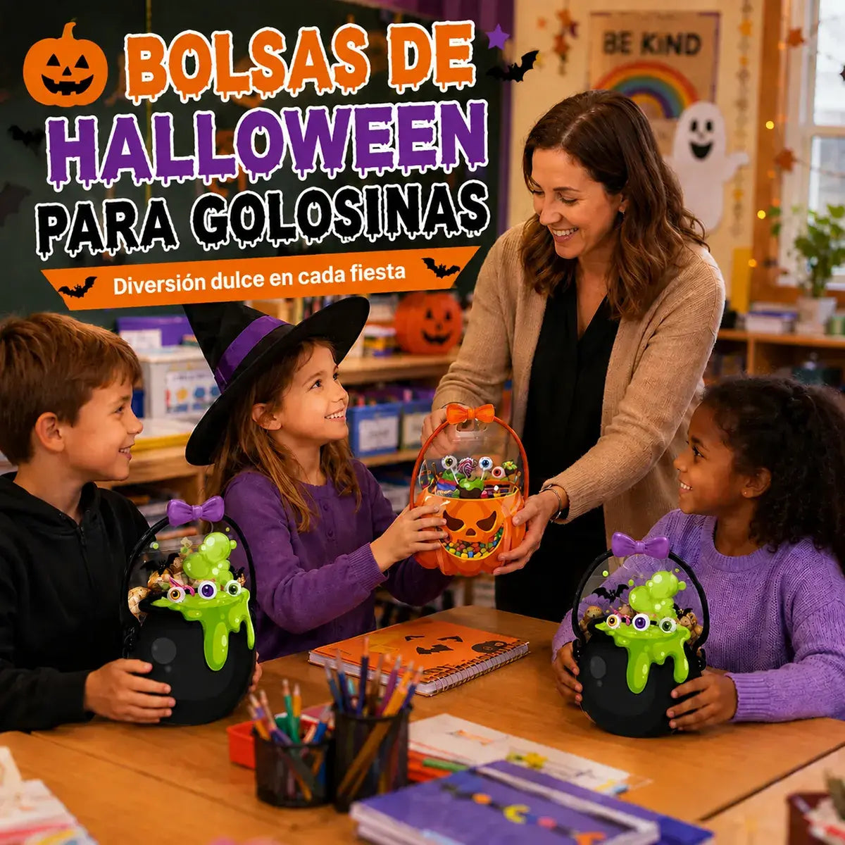🎃🎁【1 sada za 20ks.】Cukrovinky, vrecká na občerstvenie – vhodné na každodenné použitie, sviatky aj ako darček