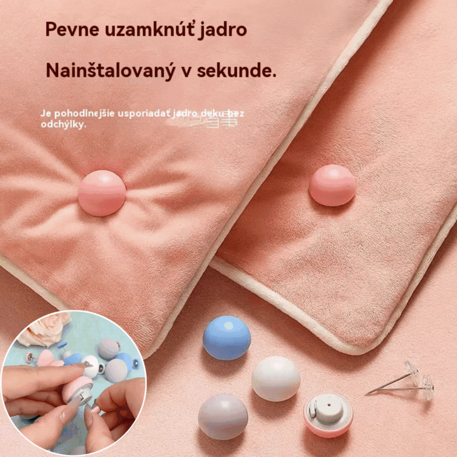 ✨【40 kusov】Držiak na periny - Stabilný a ľahko použiteľný! 📍Vhodný pre hrubé aj tenké periny