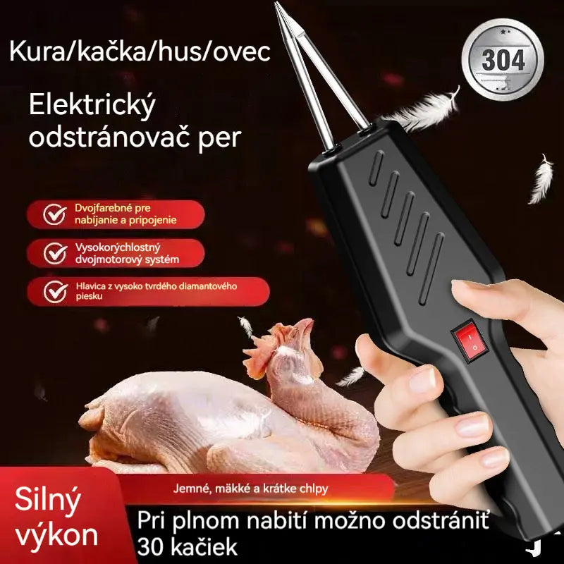 【🔥Výpredaj】🐓🦆Elektrický odstraňovač chlpov z hydiny