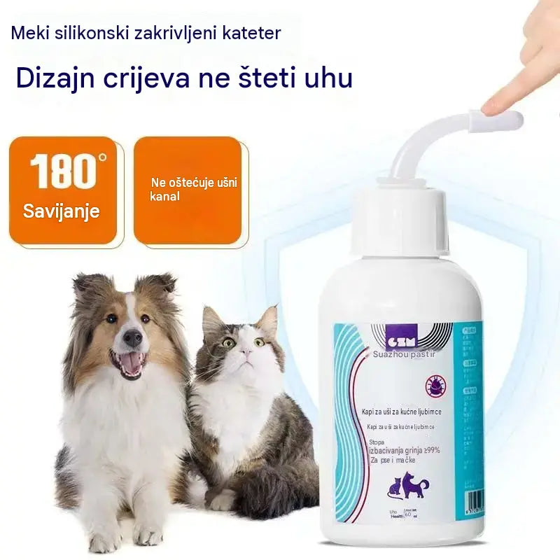 【Kupite 1, dobijte 1 gratis】🐶🐱 Sredstvo za čišćenje ušiju za ublažavanje svrbeža u ušima pasa i mačaka.