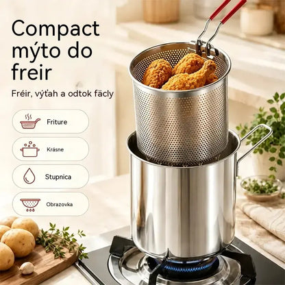 🔥 POSLEDNÝ DEŇ! -50% | Multifunkčná fritéza 304 | Jednoduché, rýchle a bezproblémové varenie 🍳