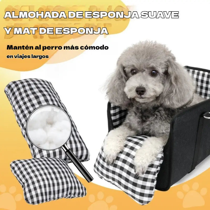 🐶 Izkoristite 50 % popust zdaj! 🎁 Prenosni pasji avtosedež, vključno z varnostnim pasom in oblazinjeno transportno torbico za hišne ljubljenčke.