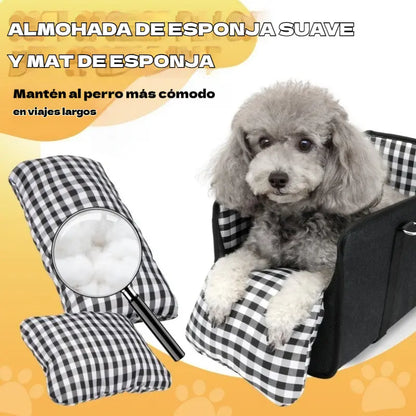 🐶 Iskoristite popust od 50% odmah! 🎁 Prijenosna autosjedalica za pse, uključujući sigurnosni pojas i podstavljenu torbu za kućne ljubimce.