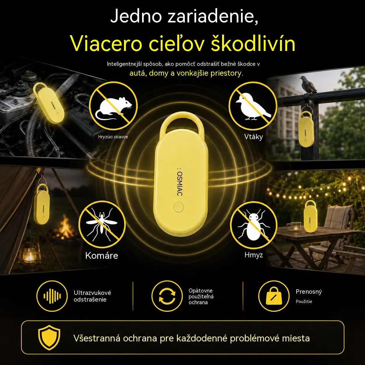 【Kúp 1, získaj 1 zadarmo】🛡️ Prenosný alarm myši: ultrazvukový alarm 🐭