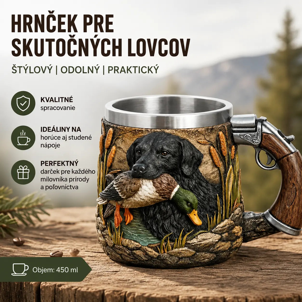 🔫☕Hrnek/šálek kávy specifický pro lovce