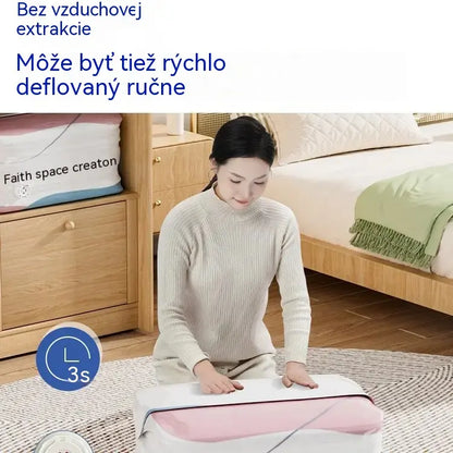 👕📦【5 kusov】Kompresné vrecká na uloženie oblečenia, nevyžadujú vákuum, zosilnená konštrukcia.