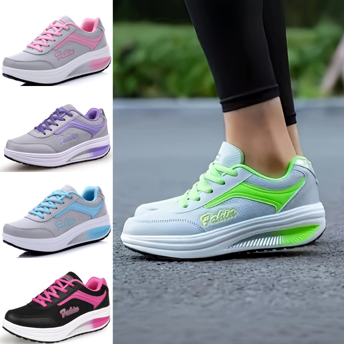 🔥【50% zľava】👟【35-43】Dámske módne priedušné ležérne tenisky