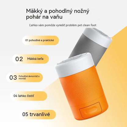 🐶🐱Pohár na kúpanie labiek domácich zvierat, nástroj na starostlivosť o labky psov, inteligentný automatický nástroj na kúpanie labiek.