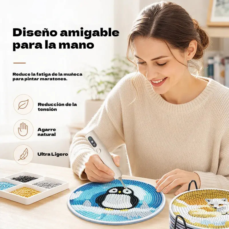 ✏️Nabíjateľné elektrické pero s diamantovou špičkou