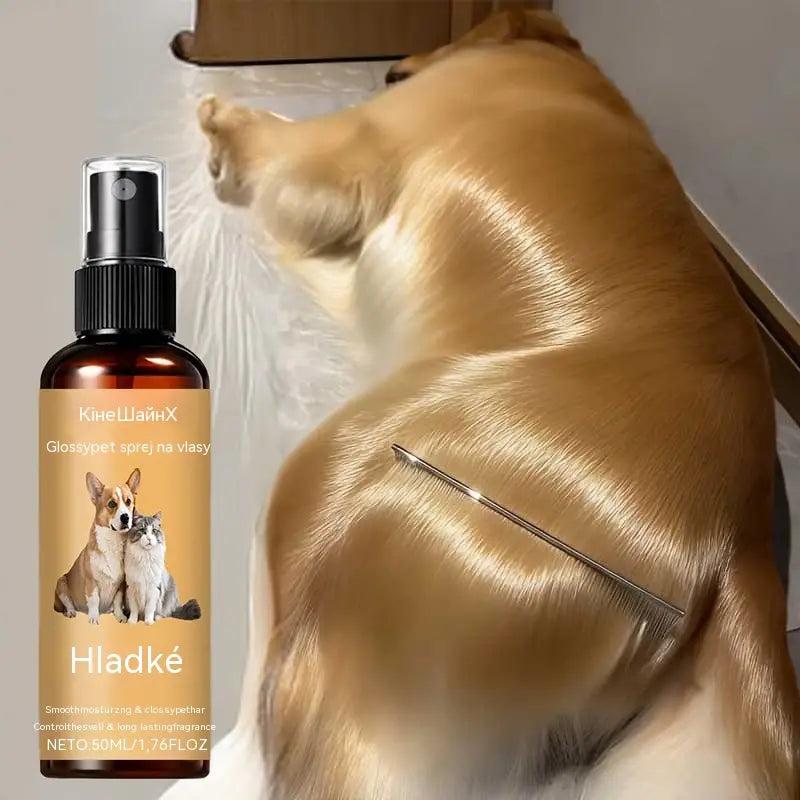 【Kúp 1, získaj 1 zadarmo】🐶🐱Sprej na vyhladenie zvieracích chlpov, nemastný, vytvára lesklú a hladkú srsť.✨