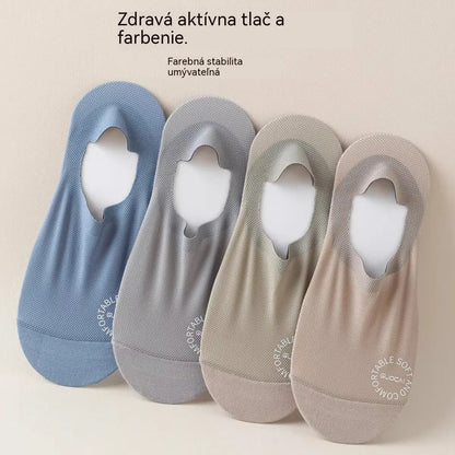 👍✨【7 párov】🧦Letné pánske ponožky z mikrovlákna s otvorenou štruktúrou