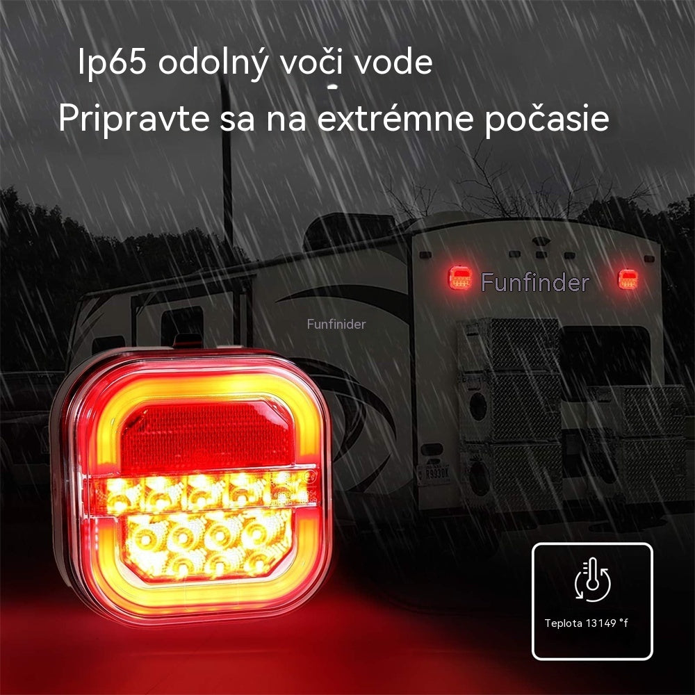 🚦【Univerzálne 12V/24V】🚦 LED svetlo na príves
