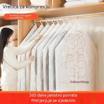 💨✨ Viseće vrećice za usisavač s popustom od 60% 💞💪 Štede prostor, štite od prašine i mogu se ponovno koristiti za odjeću i putovanja.