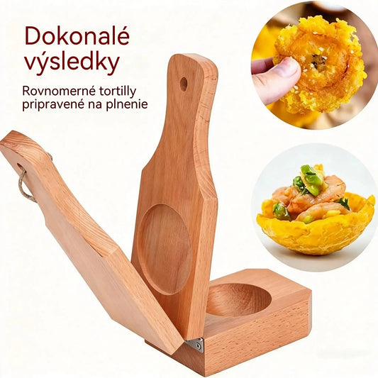 🍌 Drevený lis na toastové plátky a banány