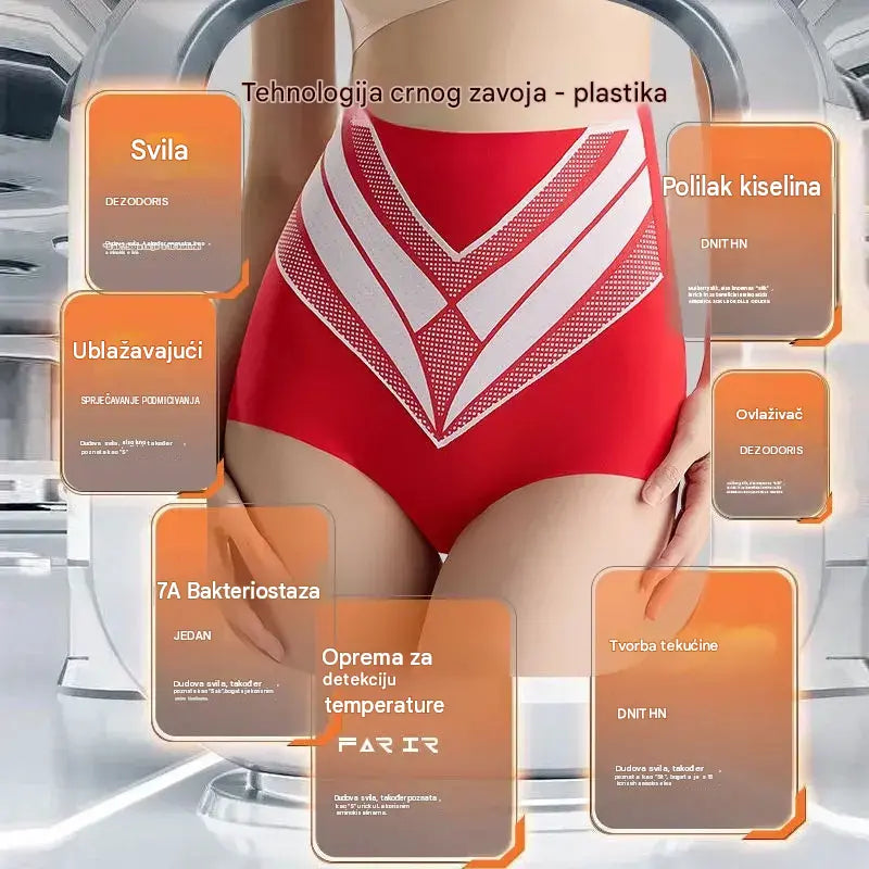 🥰😍【Pakiranje od 4】7A - bešavno antibakterijsko donje rublje za podizanje bokova i zatezanje struka