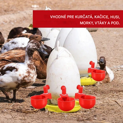 🔥🐔【Kúpte 5 a získajte 5 zadarmo】【10 kusov】Automatická miska na pitie hydiny