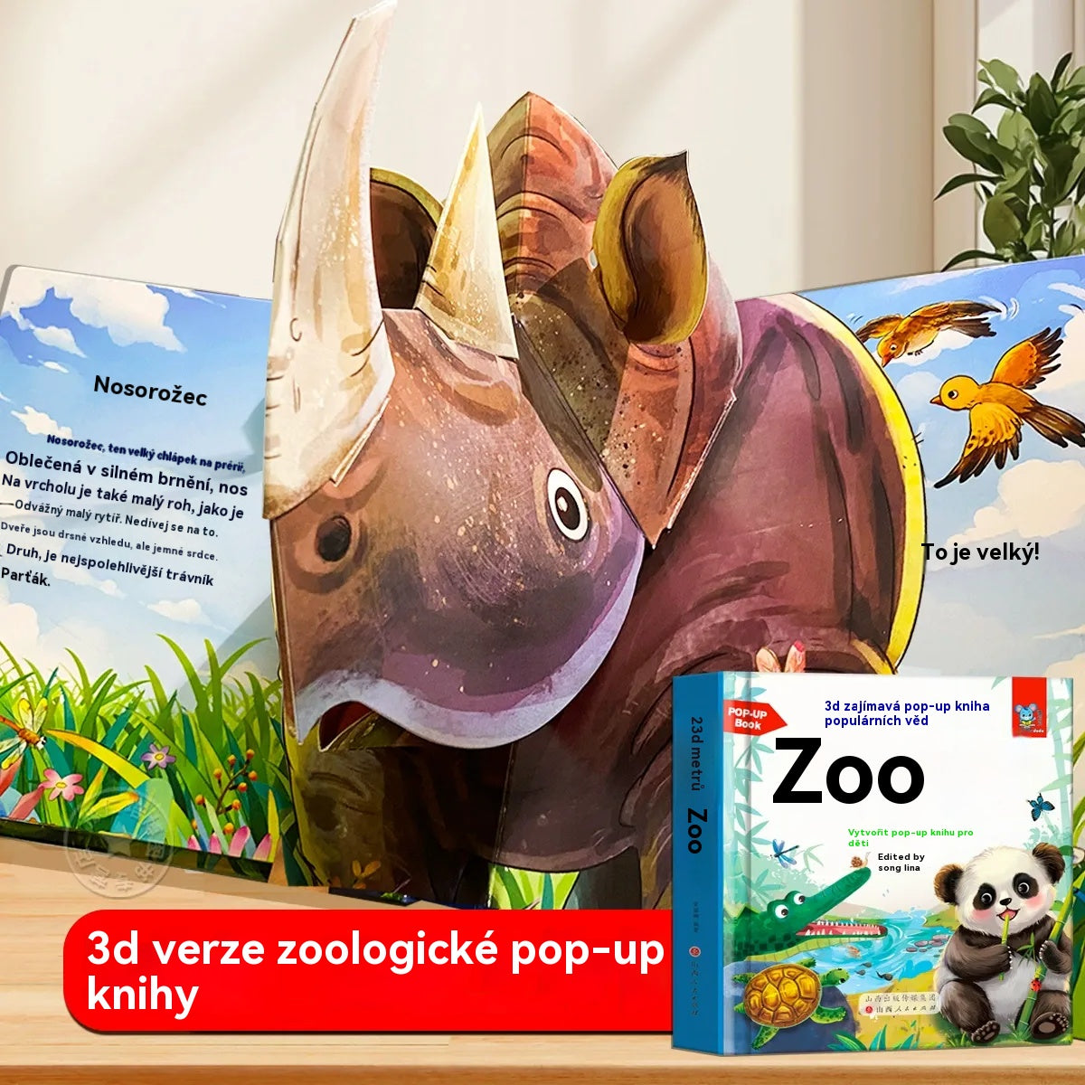 【Kúp 2 a získaj 2 zadarmo】4-dielna 🎁🎁 3D kniha so zvieratkami