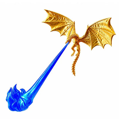 🐉🔥 3D LED svetlo s ohnivo chrliacim drakom | Fantasy žiariaca dekorácia na poličku