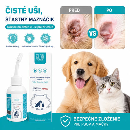 【Kúp 1, získaj 1 zadarmo】🐶🐱 Čistič uší domácich zvierat | Upokojuje svrbenie uší 👂 Vhodné pre mačky a psy