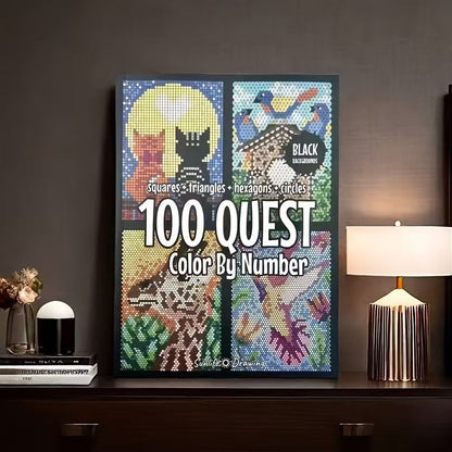50% ZĽAVA🎄🎨 100 QUEST Omaľovánka podľa čísel