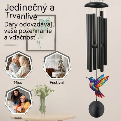 🐦🦋Vintage kovové pamätné zvonkohry do záhrady