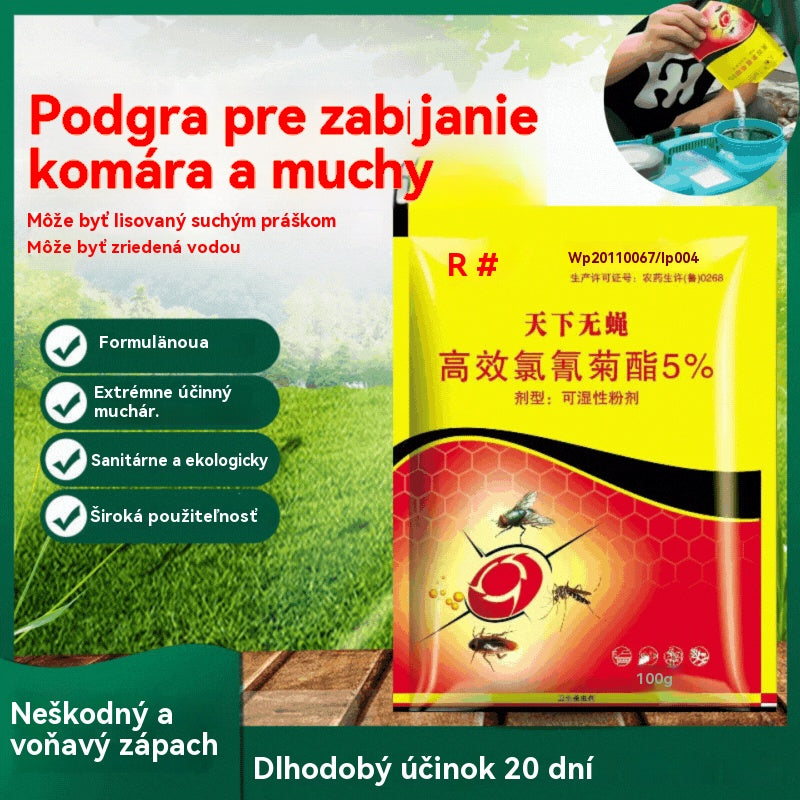 🦟【6 vrecúšok】Špeciálne navrhnuté na ničenie komárov a múch na farmách, jedno balenie zabíja blchy/kobylky/šváby/muchy/komáre!