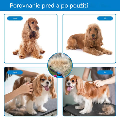 Kúpte jeden, druhý dostanete zadarmo! 🐾 Profesionálny nástroj na odstraňovanie odumretých chlpov u psov a mačiek: jemný, účinný a bez chlpov doma ✨💖