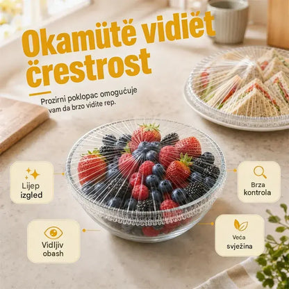【Kupite 1, dobijte 1 gratis】Jednokratna ambalaža od folije za hranu, kliznog tipa, s poklopcem na preklop za brtvljenje i zaštitu od prašine i insekata, za pohranu.