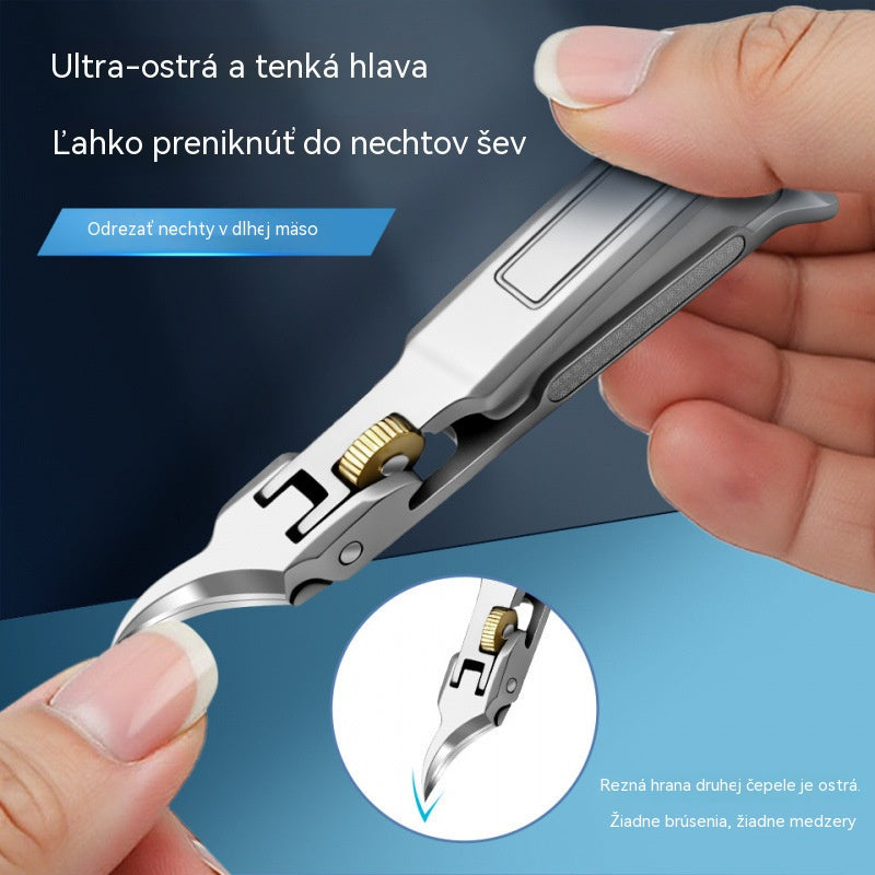 🦶 Klieštiky na nechty. Ostrá čepeľ. Vstavaný pilník. Bezpečnostný zámok. 50% ZĽAVA. ✂️