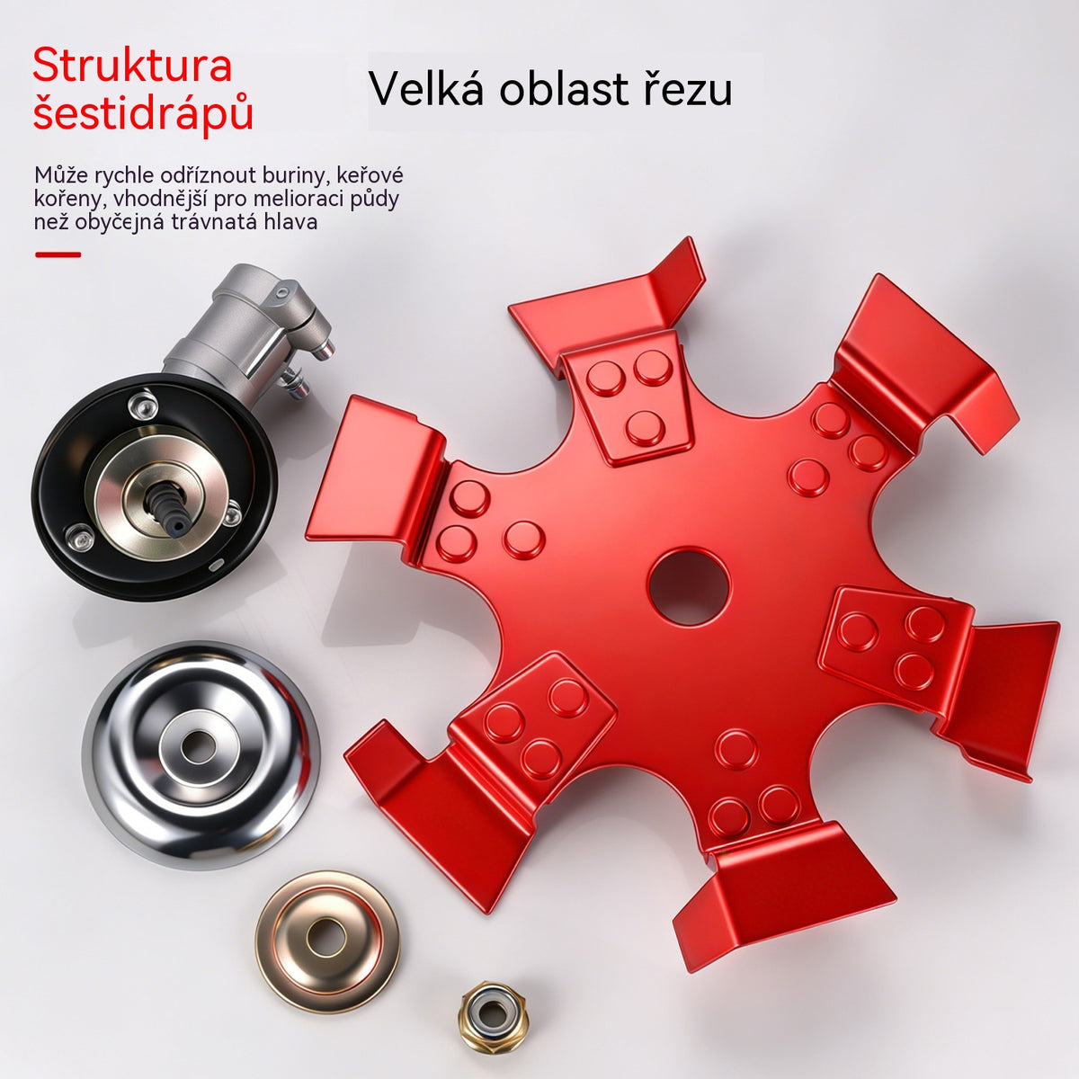 💥🍀Kolesá na kopanie priekop vyrobené z vysoko tvrdej mangánovej ocele, vhodné na kopanie priekop a kosenie trávy [úprava kosačky na trávu]
