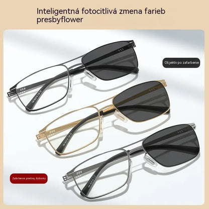 🔥【Získajte späť mladistvý zrak】Inteligentné fotochromatické okuliare na čítanie s vysokým rozlíšením a ochranou proti modrému svetlu