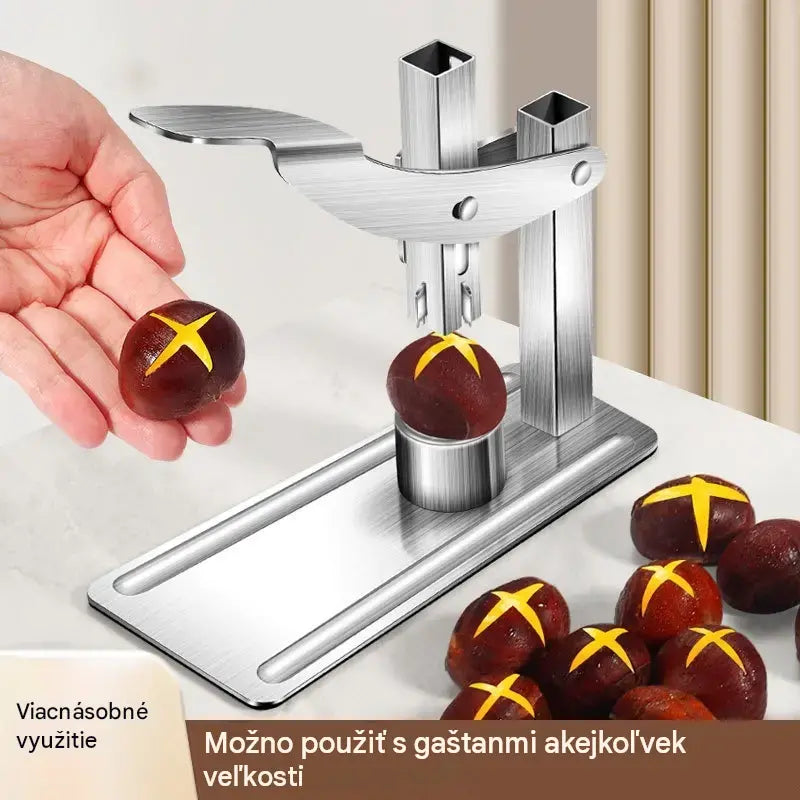 🥜💪Klip na orechy s rukoväťou - vyrobený z nehrdzavejúcej ocele, pripravený na použitie