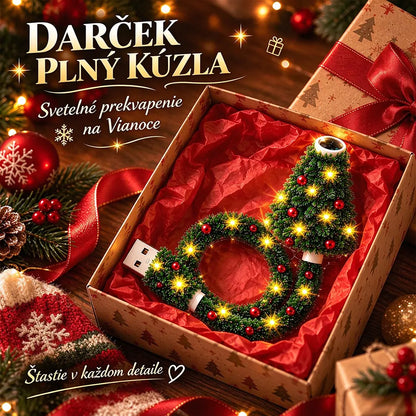 🎄✨Čarovný vianočný stromček – USB projektor