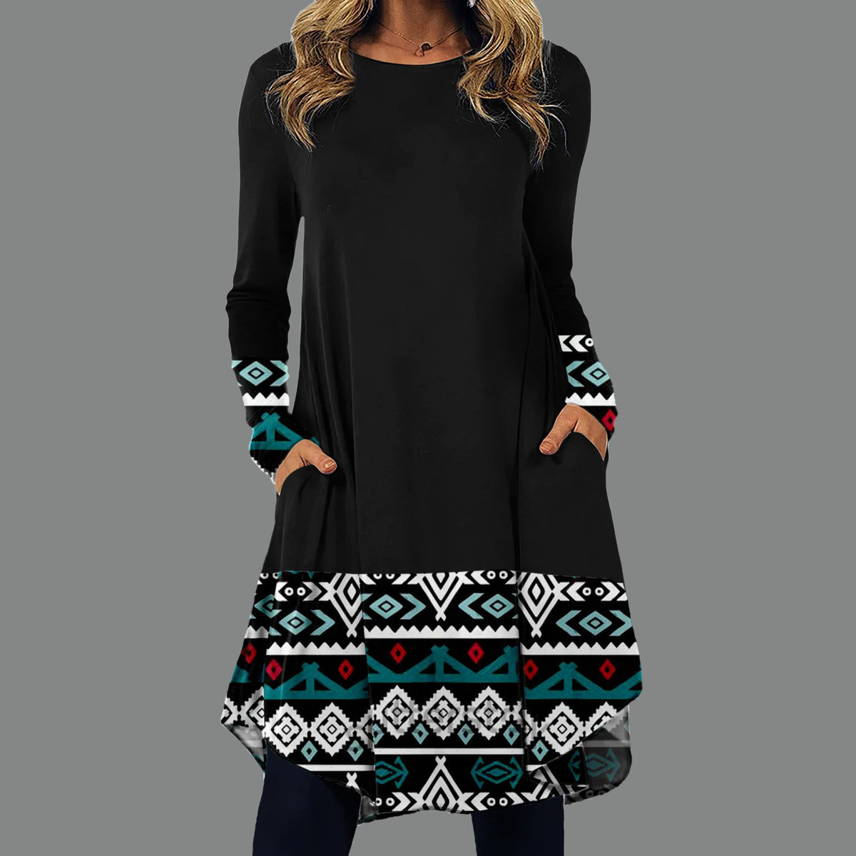 👗🍁【S-5XL】Dámske etnické módne ležérne šaty
