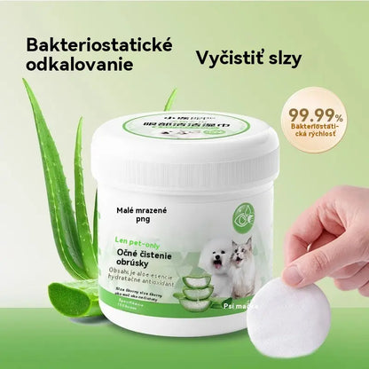🐕🐈【1 balenie po 100 tabletách】Čistiace obrúsky na škvrny od očí domácich zvierat 🔥Odstraňuje škvrny od sĺz🔥