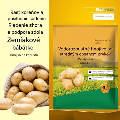 [10 balení] Rozpustné listové hnojivo „Magický zemiak”｜Na zemiaky, arašidy, sladké zemiaky, reďkovky, taro a cibuľu – podporuje koreňový rast, zvyšuje úrodu